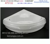 Bồn tắm góc chân yếm 1,3 mét Caesar-AT5132