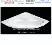 Bồn tắm góc xây Caesar 1,3 mét AT5133A