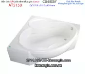 Bồn tắm góc chân yếm 1,5 mét Caesar-AT5150