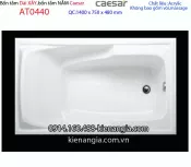 Bồn tắm xây dài 1,4 mét Caesar-AT0440