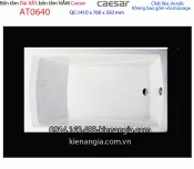 Bồn tắm xây dài 1,4 mét Caesar-AT0640