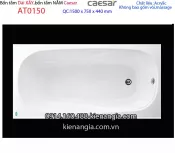 Bồn tắm xây dài 1,5 mét Caesar-AT0150