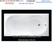 Bồn tắm xây dài 1,5 mét Caesar-AT0350