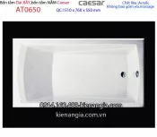 Bồn tắm xây dài 1,5 mét Caesar-AT0650