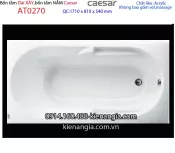 Bồn tắm xây dài 1,7 mét Caesar-AT0270