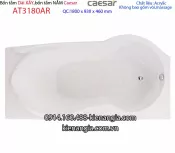 Bồn tắm xây dài 1,8 mét Caesar-AT3180AR