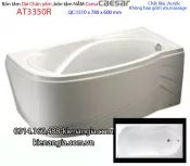 Bồn tắm dài chân yếm 1,5 mét Caesar-AT3350R