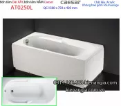 Bồn tắm dài chân yếm 1,5 mét Caesar-AT0250L