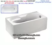 Bồn tắm dài chân yếm 1,5 mét Caesar-AT0350R
