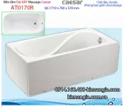 Bồn tắm dài chân yếm 1,7 mét Caesar-AT0170R