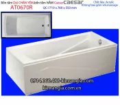 Bồn tắm dài chân yếm 1,7 mét Caesar-AT0670R