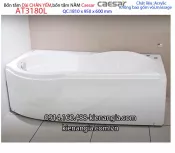 Bồn tắm dài chân yếm 1,8 mét Caesar-AT3180L
