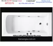 Bồn dài xây Caesar,bồn nằm 1,7 mét massage Caesar-MT0570