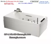 Bồn tắm nằm massage chân yếm 1,7m Caesar-MT0870L