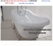 Bồn tắm chân rồng đặt sàn Caesar-KT1150