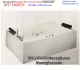 Bồn tắm đôi massage đèn chân yếm 1,7m Caesar-MT7180RCH