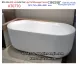 Bồn tắm oval lập thể đặt sàn Caesar-AT0770