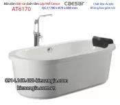 Bồn tắm oval lập thể đặt sàn  Caesar-AT6170