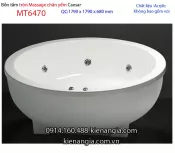 Bồn tắm tròn MASSAGE đặt sàn Caesar-MT6470
