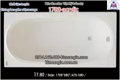 Bồn xây,bồn tắm nằm 1,7m Việt Mỹ Acrylic-1780