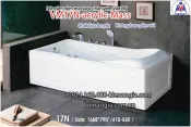 Bồn tắm dài massage acrylic 1,7m Việt Mỹ 17N