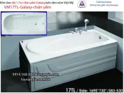 Bồn tắm dài Việt Mỹ galaxy chân yếm 1,7 mét VM17TL-Galaxy