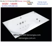 Bồn xây Inax,bồn dài massage INAX 1,8m INAX MSBV-1800N