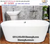 Bồn tắm Inax đặt sàn,bồn tắm lập thể INAX BF-1656V