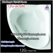 Bồn tắm góc xây acrylic Việt Mỹ 1,2 mét VM12GAcrylic