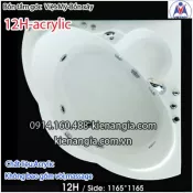 Bồn tắm góc xây acrylic Việt Mỹ 1,2 mét VM12HAcrylic