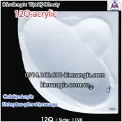 Bồn tắm góc xây acrylic Việt Mỹ 1,2 mét VM12QAcrylic