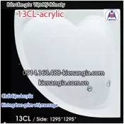 Bồn tắm góc xây acrylic Việt Mỹ 1,3 mét VM13CLAcrylic