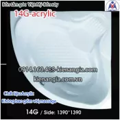 Bồn xây,bồn tắm góc 1,4 mét Việt Mỹ Acrylic VM14GAcrylic