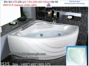 Bồn tắm góc galaxy chân yếm 1,5 mét  Việt Mỹ  VM1515-Galaxy