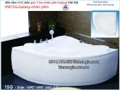 Bồn tắm góc galaxy chân yếm 1,5 mét  Việt Mỹ  VM15G-Galaxy