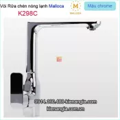 Vòi rửa chén vuông nóng lạnh Malloca-K298C