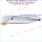 Máy hút mùi inox 70cm 2 trong 1 gắn tường,gắn tủ CAPRI KAG-Cabinet170.7I Malaysia