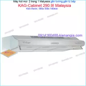 Máy hút mùi inox 90cm 2 trong 1 gắn tường,gắn tủ CAPRI KAG-Cabinet290.9 Malaysia