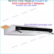 Máy hút mùi inox 70cm 2 trong 1 gắn tường,gắn tủ CAPRI KAG-Cabinet709.7 Malaysia