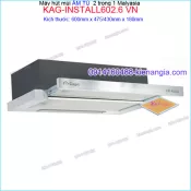 Máy hút mùi âm tủ bếp 60cm CAPRI Malaysia KAG-INSTALL602.6 VN
