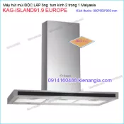 Máy hút khử mùi ĐỘC LẬP 90cm CAPRI  KAG-ISLAND91.9 EUROPE