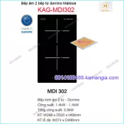 Bếp domino,bếp âm điện từ  MALLOCA KAG-MDI302