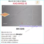 Bếp âm kính điện từ ,bếp từ Malloca KAG-MH02IS