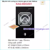 Bếp âm kính cường lực Domino Malloca KAG-MDG301