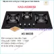 Bếp 3 gas âm kính cường lực an toàn Malloca KAG-AS9603B