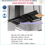 Máy hút khử mùi độc lâp,máy hút đảo bếp Malloca KAG-INDUST-K140B