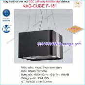 Máy hút khử mùi độc lâp,máy hút đảo bếp Malloca Malloca-KAG-CUBE-F181