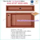 Chậu âm mặt đá bằng đá granite màu cá hồi 1 hộc Malloca KAG-MYST-K83S-K83L