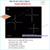 Bếp âm kính điện từ ,bếp từ Malloca KAG-MH03IN