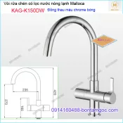Vòi rửa chén nóng Lạnh có lọc nước  Malloca đồng thau KAG-K150DW